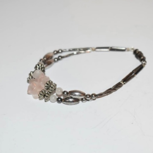 vintage beaded bracelet 6.5” - Picture 2 of 3